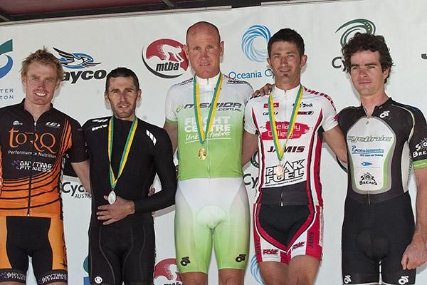 The top-five from the men's elite cross country.