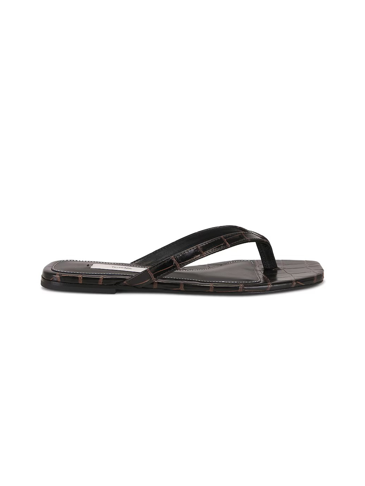 toteme croc sandals