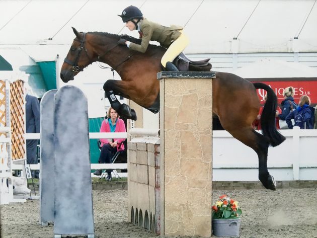 Me riding Cash at the BSPS Champs. Photo credit: Equinational