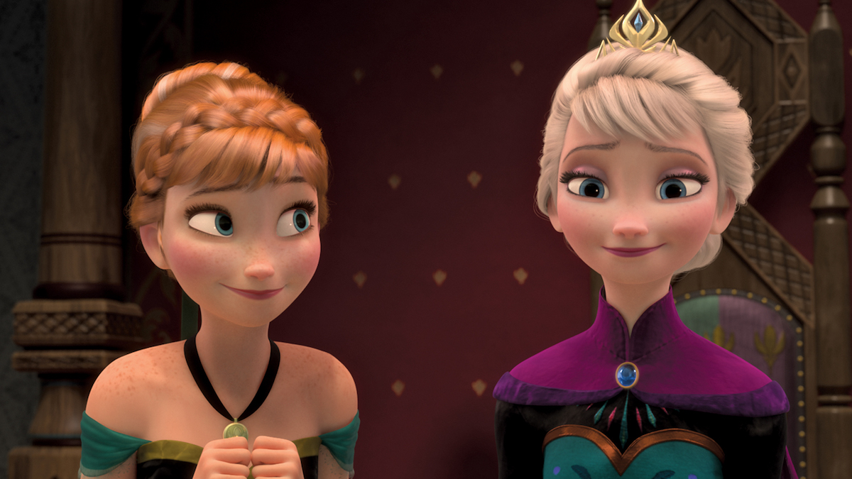 Anna and Elsa from Frozen