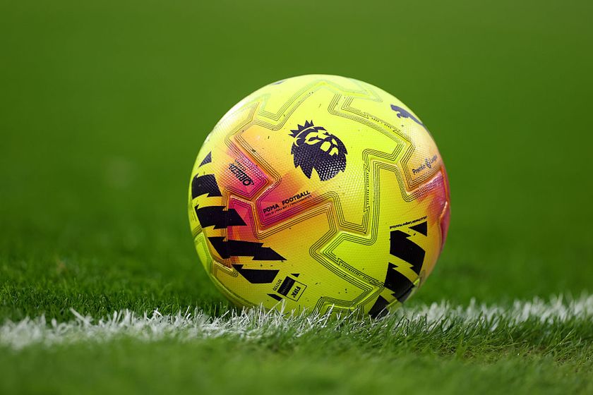 The Premier League winter match ball is pictured prior to the Premier League match between Fulham and Sunderland at Craven Cottage on November 22, 2025 in London, England.