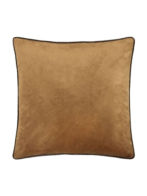 Furn | Velvet Cushion in Caramel Chocolate Meridian 