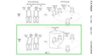 Apple Vision Pro Privacy Cloak patent from U.S. Patents and Trademark Office filing