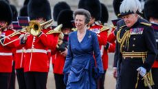 Princess Anne takes part in the Household Division Musical Spectacular 2025 at Horse Guards Parade