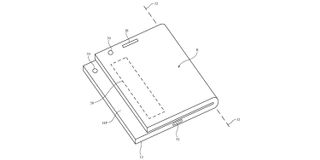 Foldable Iphone Patent With Exposed Strip