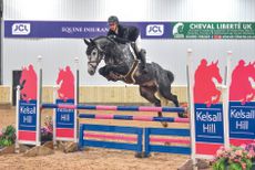 Louie Cunningham and Orkney V win the SEIB winter novice championship qualifier at Kelsall Hill winter classic in Cheshire.