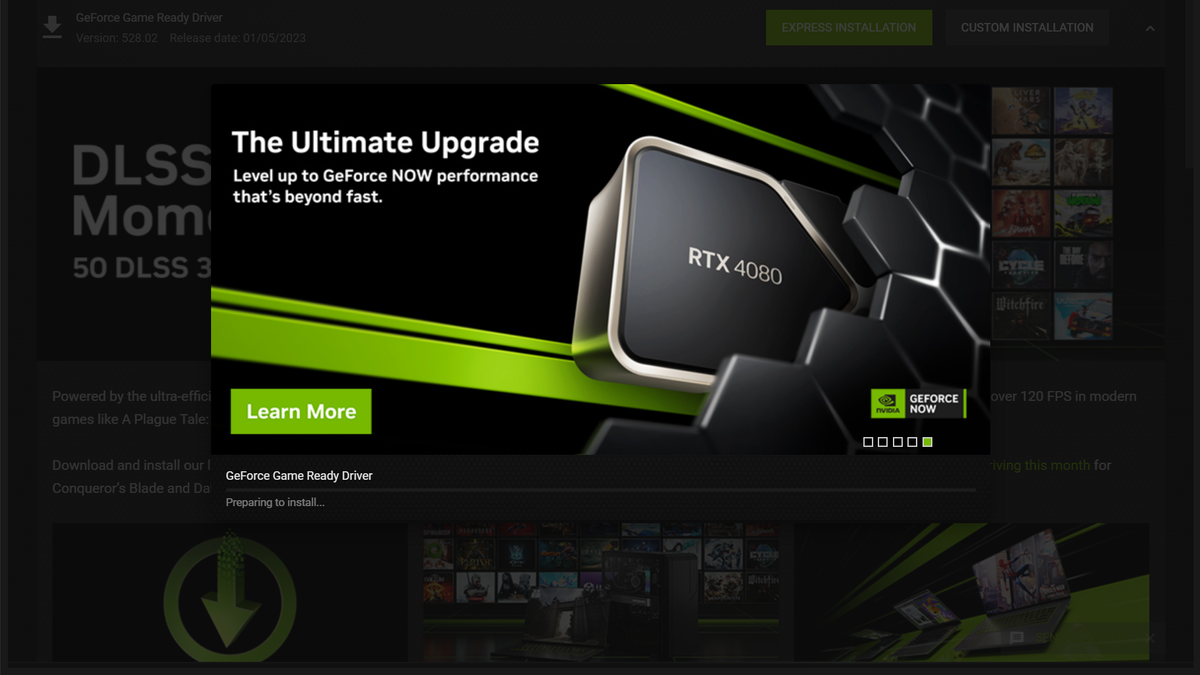 GeForce Experience cannot optimize Games on Windows PC