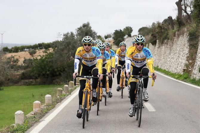 The Telenet-Fidea cycling team enjoy the road riding on Mallorca at a mid-season training camp