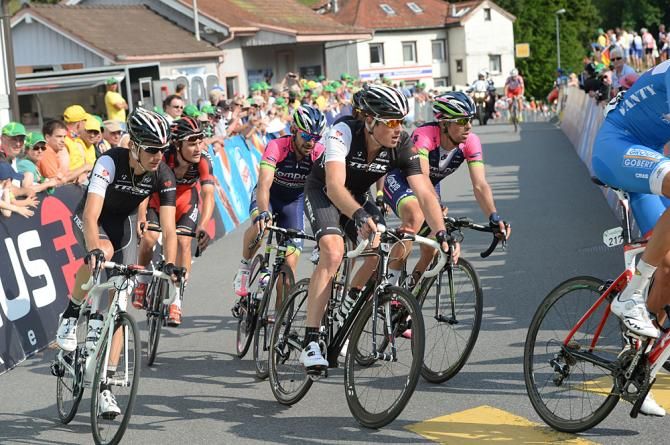 Gregory Rast and Andy Schleck (Trek Factory Racing)