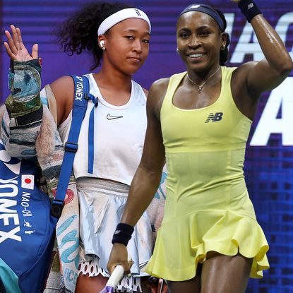 collage of the best tennis player outfits at the 2026 US Open