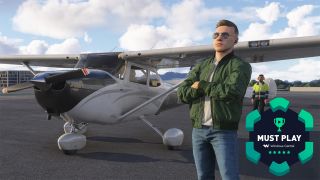 Microsoft Flight Simulator 2024 screenshot with 'must play' badge