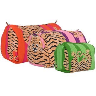 Mixed Tibetan Tiger Three Piece Travel Set by Conscious Yoga Collective