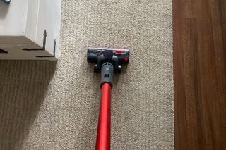 Henry Quick vacuum on carpet