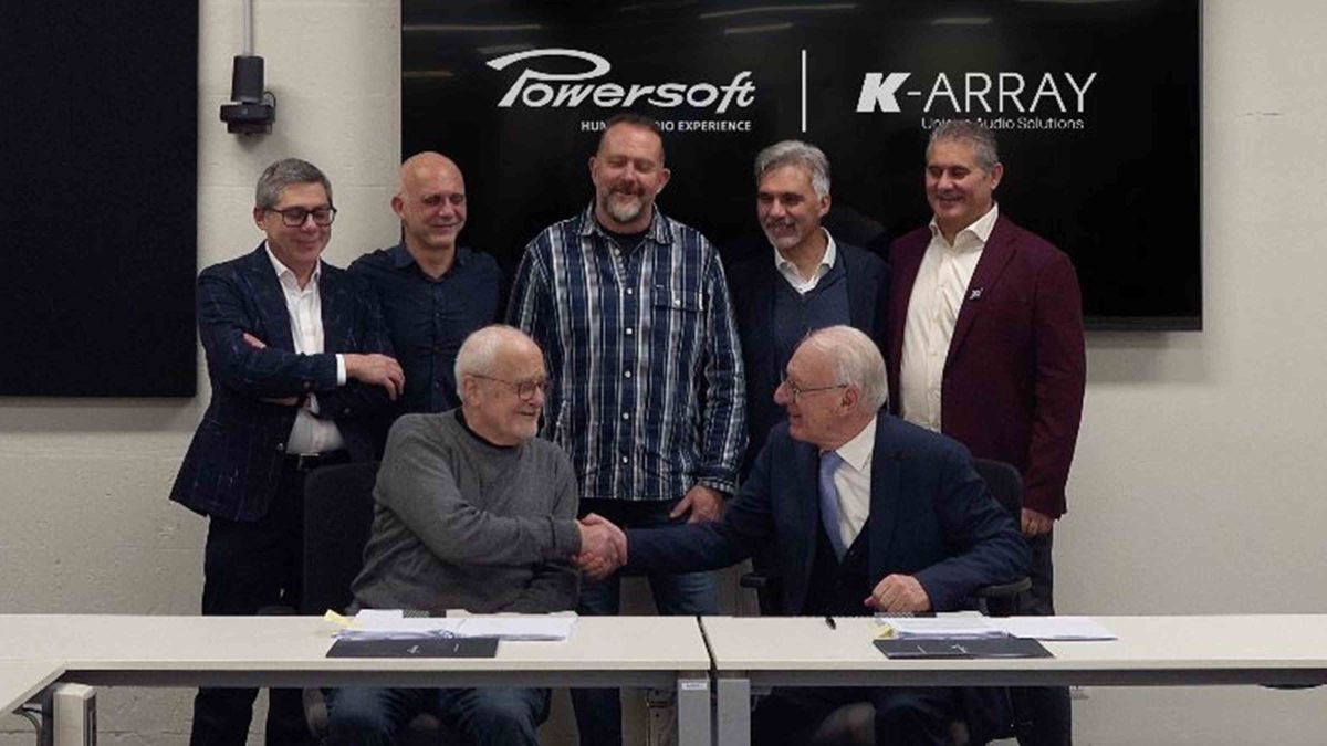 Powersoft Acquires K-array handshake