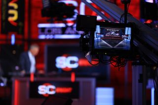 ESPN SportsCenter set in Los Angeles