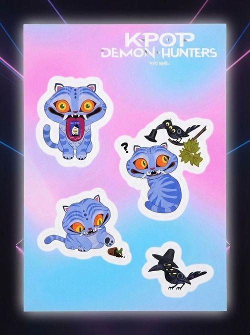 Derpy Tiger & Sussie Magpie Sticker Sheet