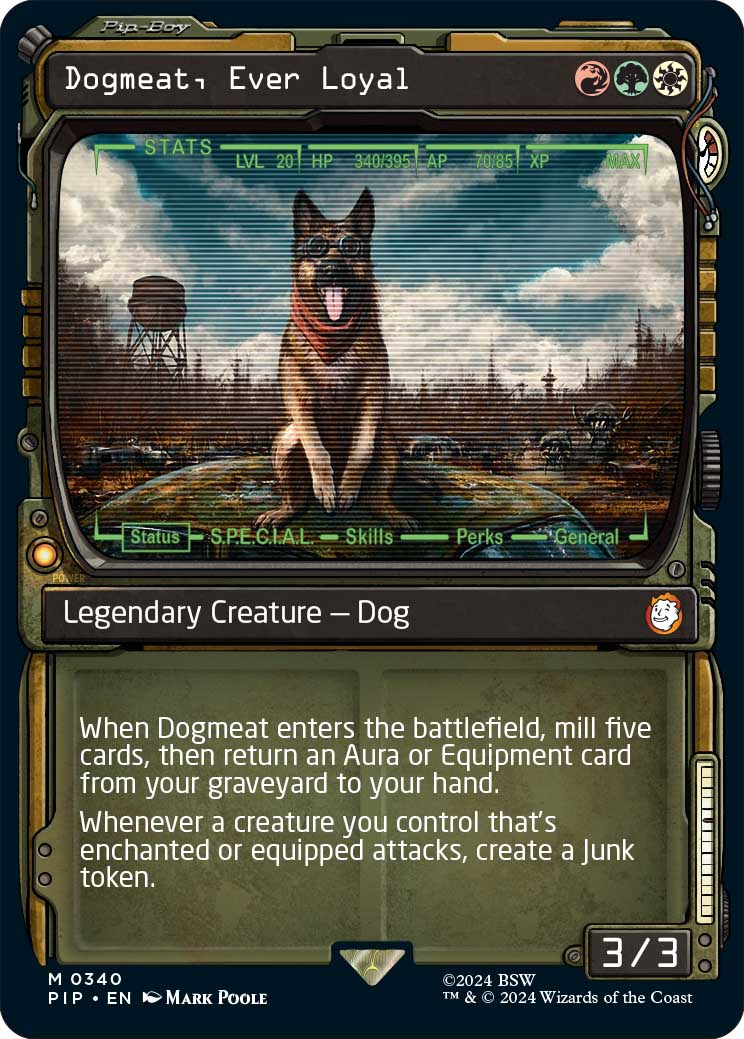 Magic: The Gathering Fallout crossover card preview