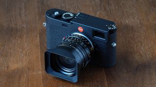 Leica M11 on a wooden floor