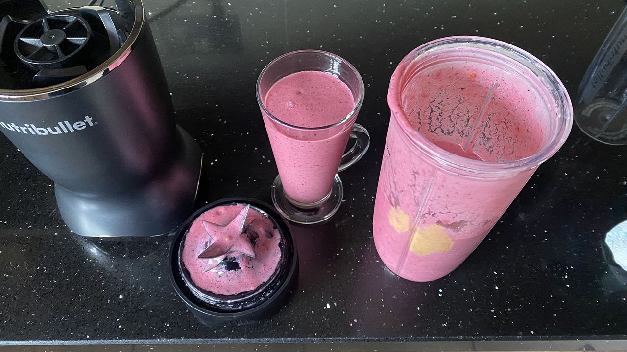 Nutribullet Ultra blender in reviewer's kitchen