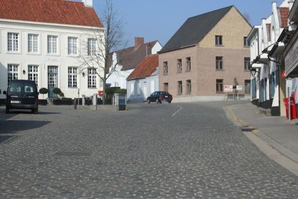 The Nokereberg is the main street through the village of Nokere.