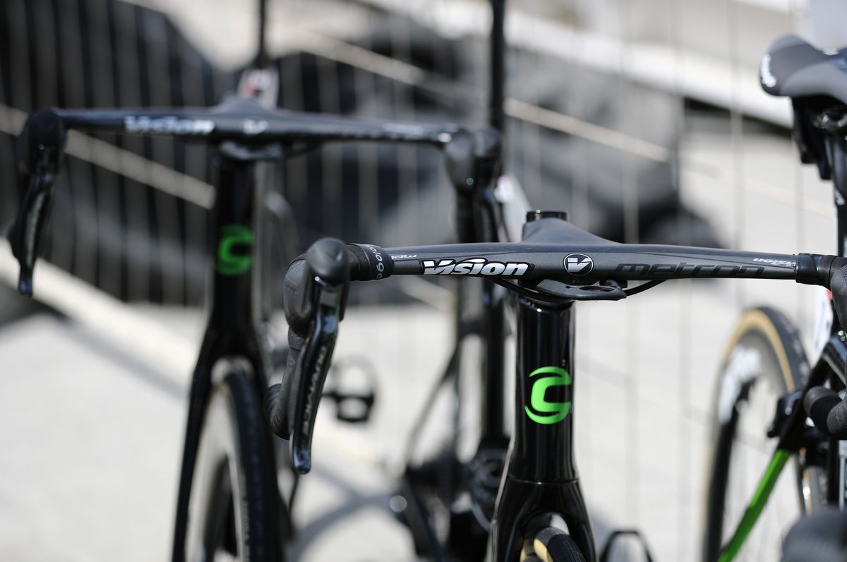 A black Vision cockpit
