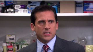 Steve Carell as Michael Scott on The Office