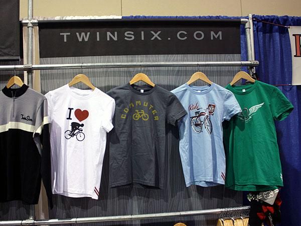 Twin Six t-shirts are a popular way to declare that you're a cyclist but without looking like you're currently racing a bike at the moment.