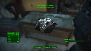Fallout 4 Silver Shroud Costume
