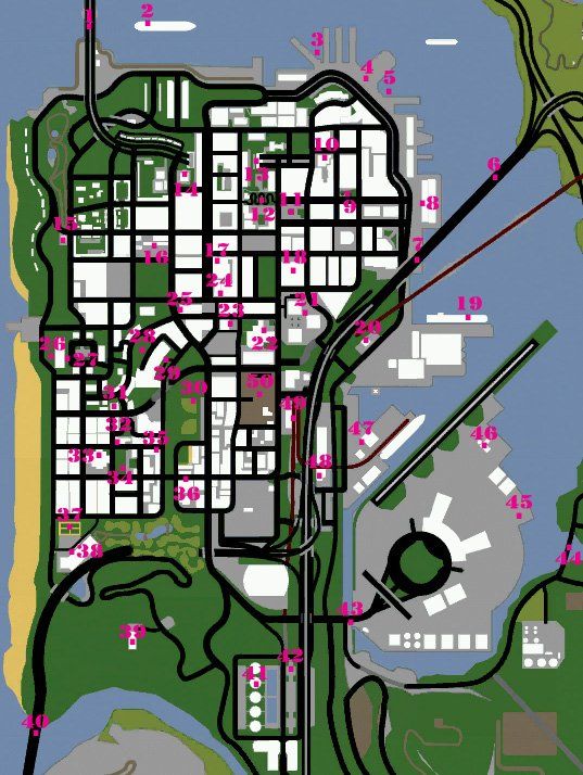 Grand Theft Auto San Andreas Snapshot location guide GamesRadar+