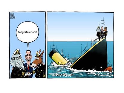 Sinking the economy anyway