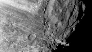 Solar System objects, cliffs on miranda