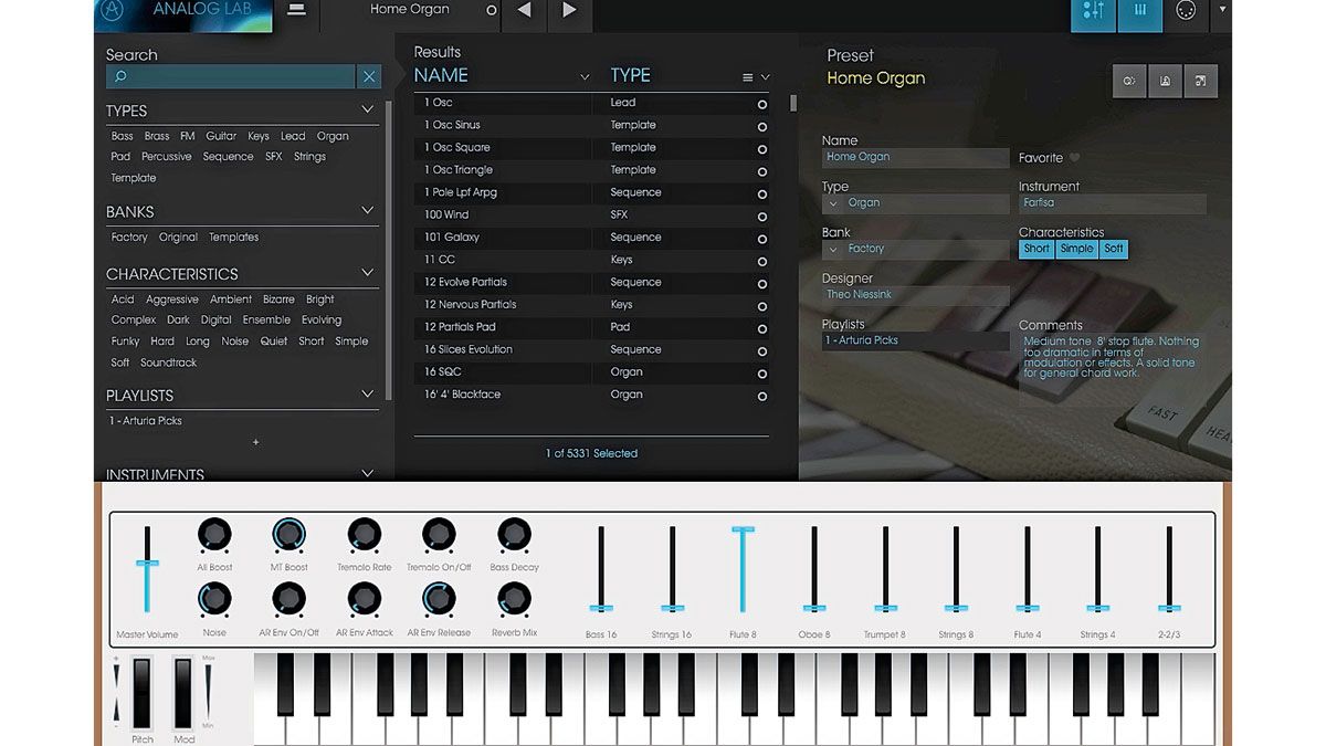 Arturia Analog Lab 5.8.0 download the new version for mac