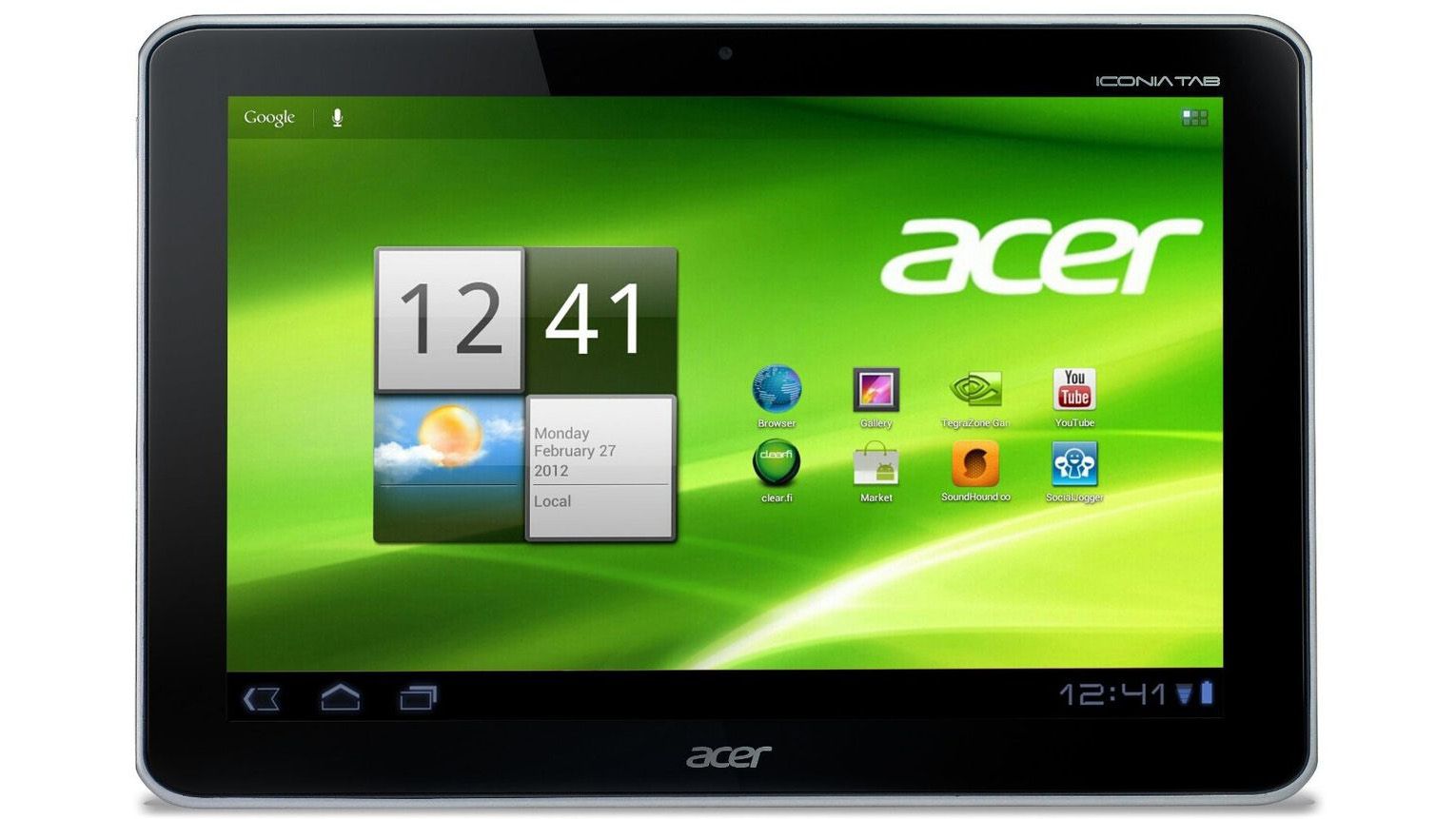 Iconia tab です！ 6a417dee4be20f2c724a7ce343b9f8