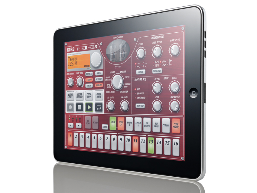 Korg&#039;s iElectribe is one of the iPad&#039;s first killer apps.