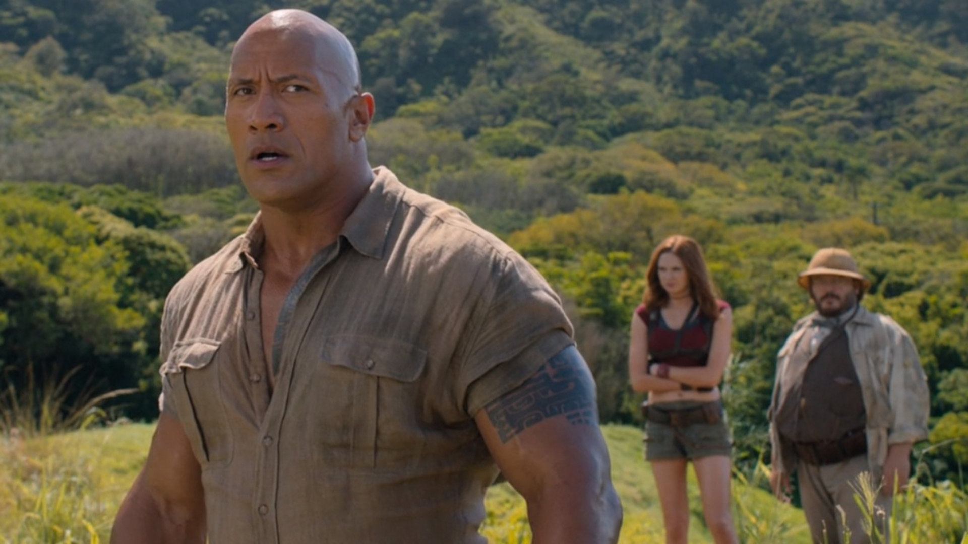 Dwayne Johnson in Jumanji: Welcome to the Jungle