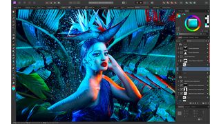 A screen of a photo being edited in the Affinity Photo 2 app
