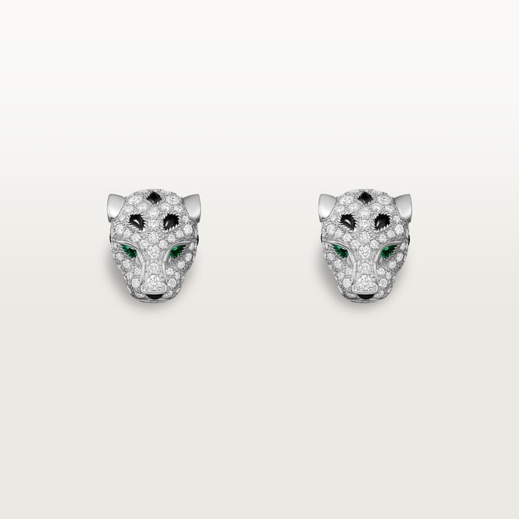 Panth&amp;egrave;re De Cartier Stud Earrings, Paved