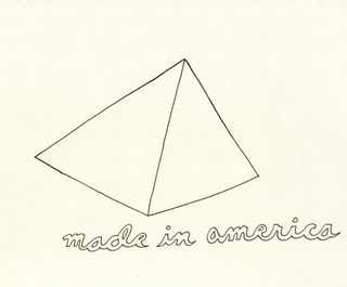 Drawing of a triangle shape
