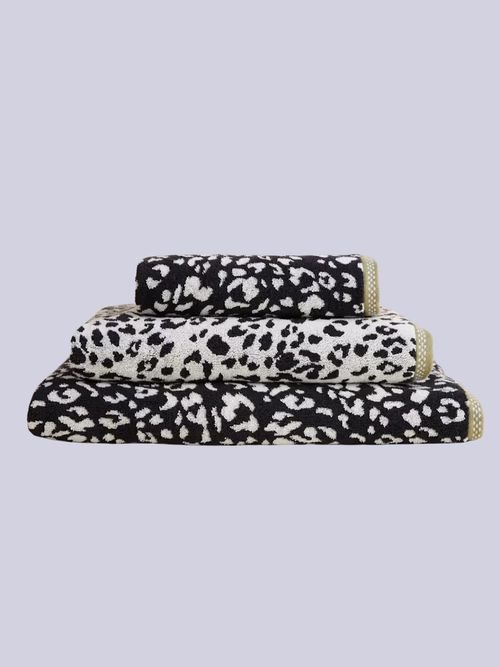 Pure Cotton Leopard Print Towel
