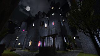 External view of Hammer cathedral at night in The Black Parade