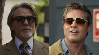 Daniel Craig in Wake up Dead Man/Brad Pitt in F1
