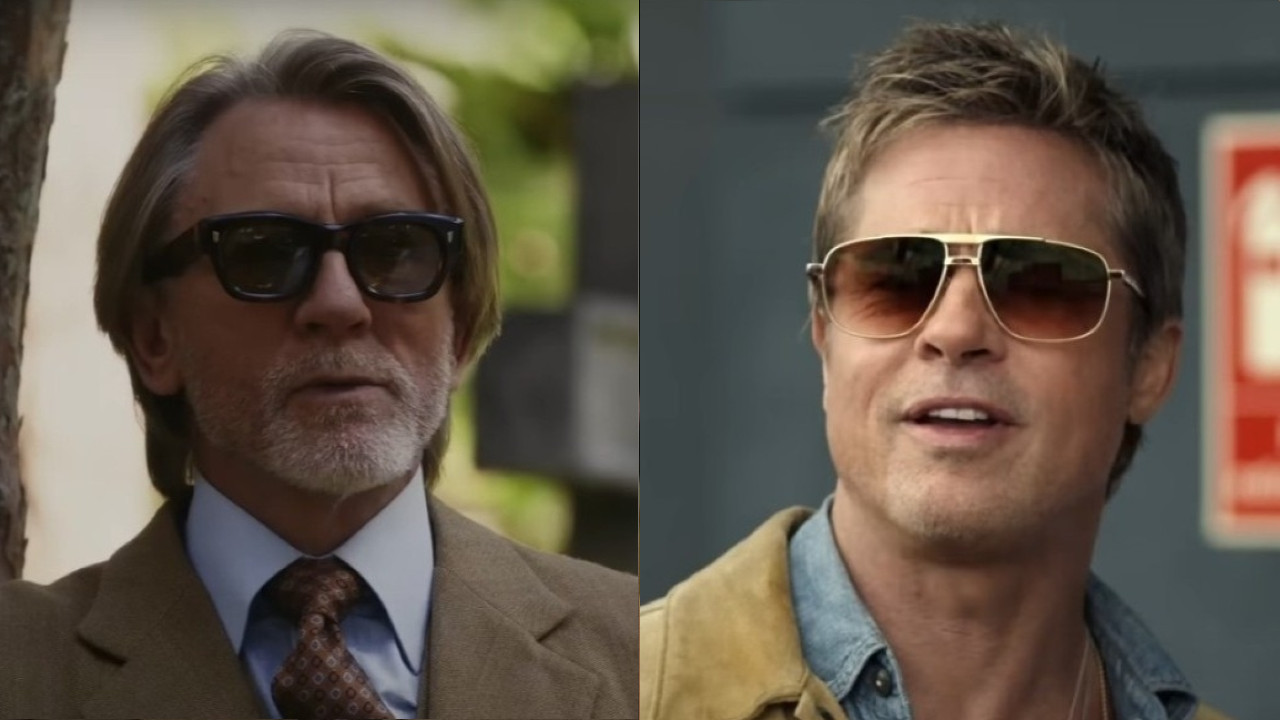 Daniel Craig in Wake up Dead Man/Brad Pitt in F1