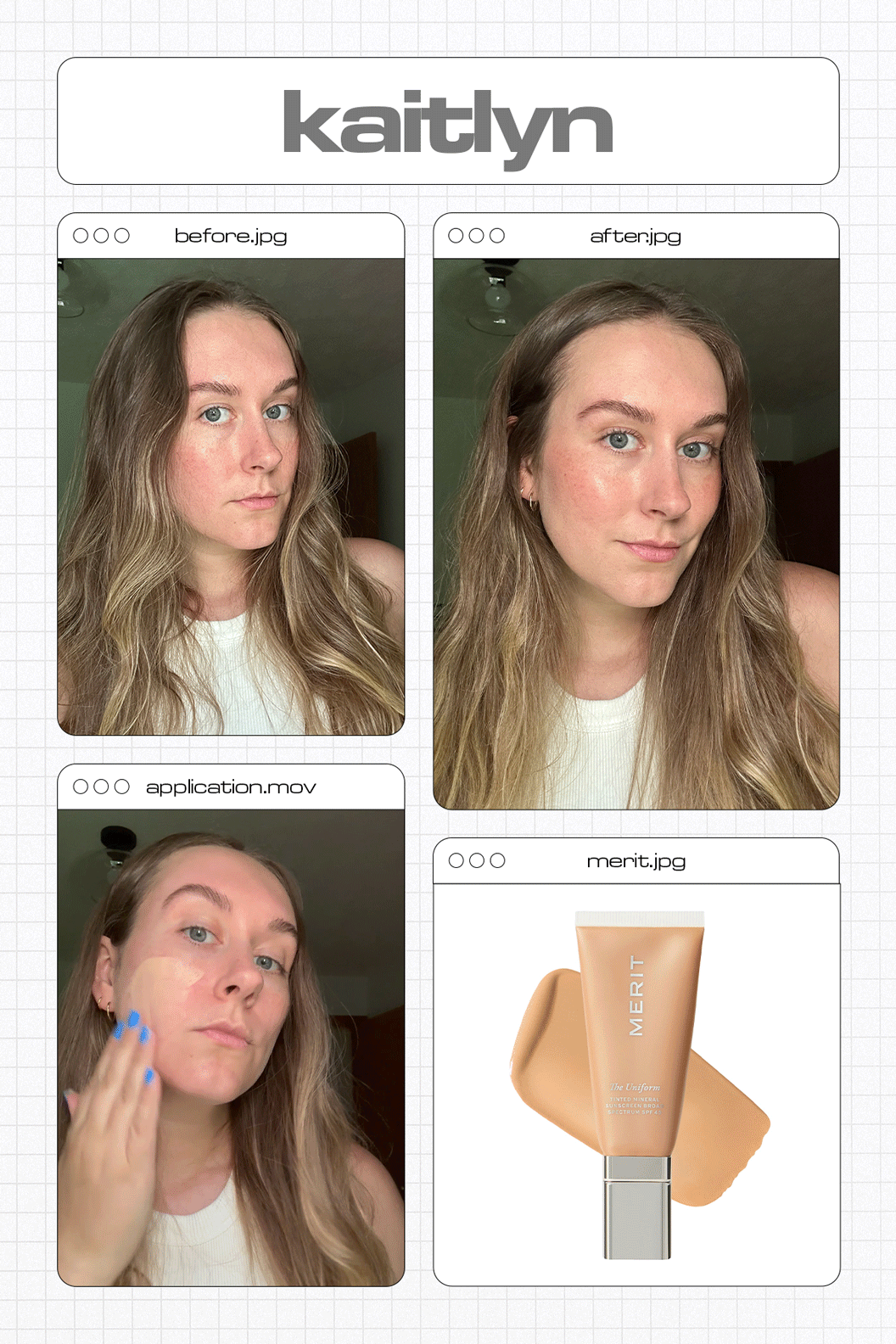 Editors test Merit tinted mineral sunscreen