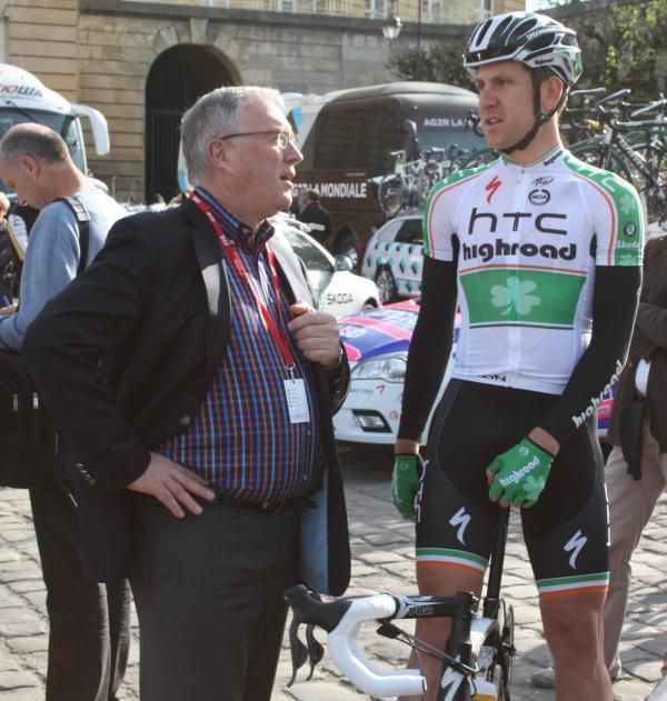UCI president Pat McQuaid catches up with Irish champion Matt Brammeier.