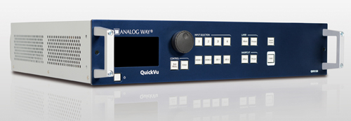 Analog Way Launches QuickVu Tri-Scaler Mixer / Switcher