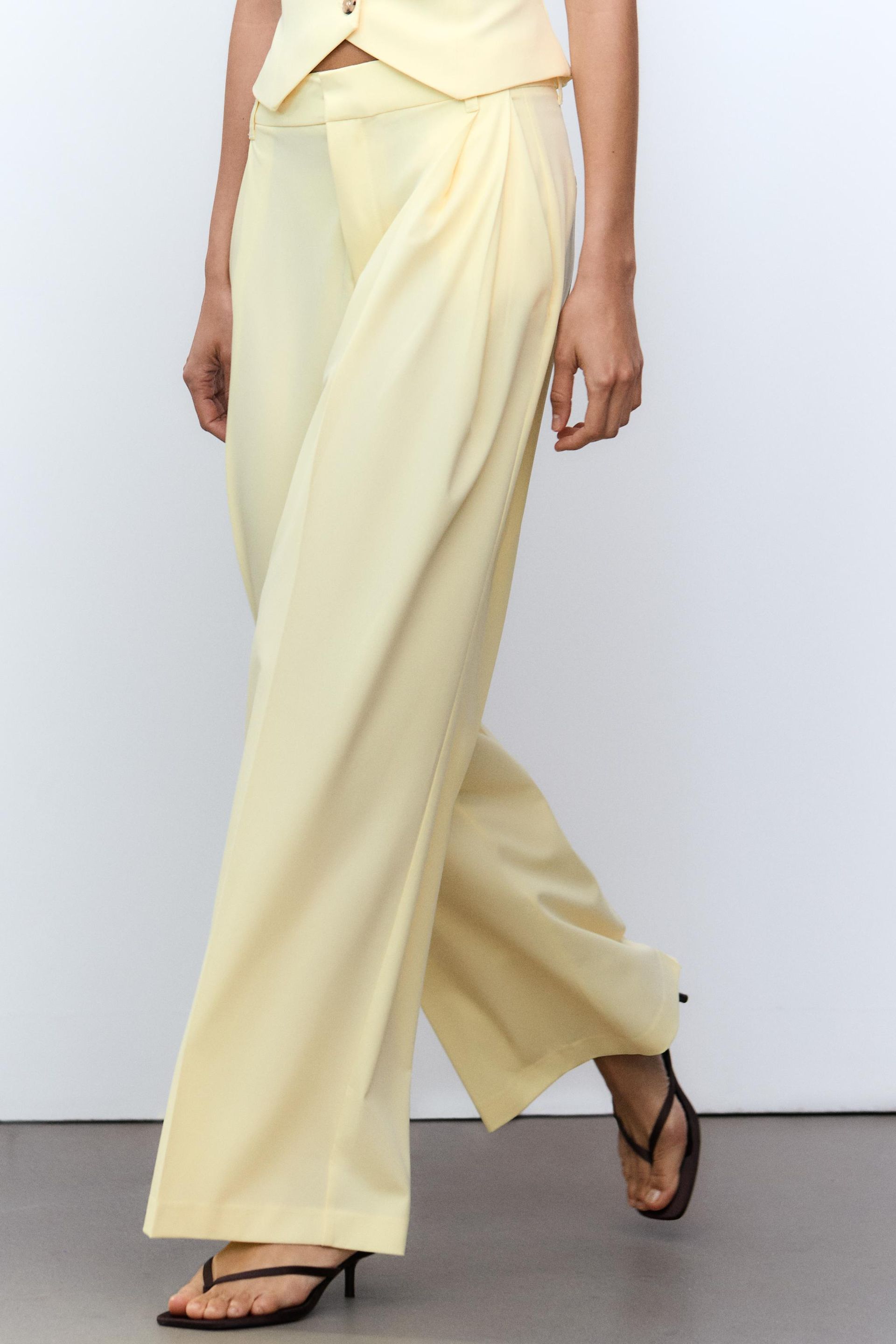 Double Pleat Suit Pants