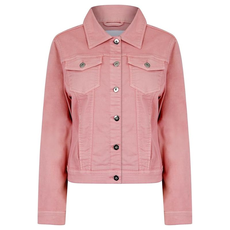 AMARA REYA, Stretch Cotton Lightweight Denim Summer Jacket
