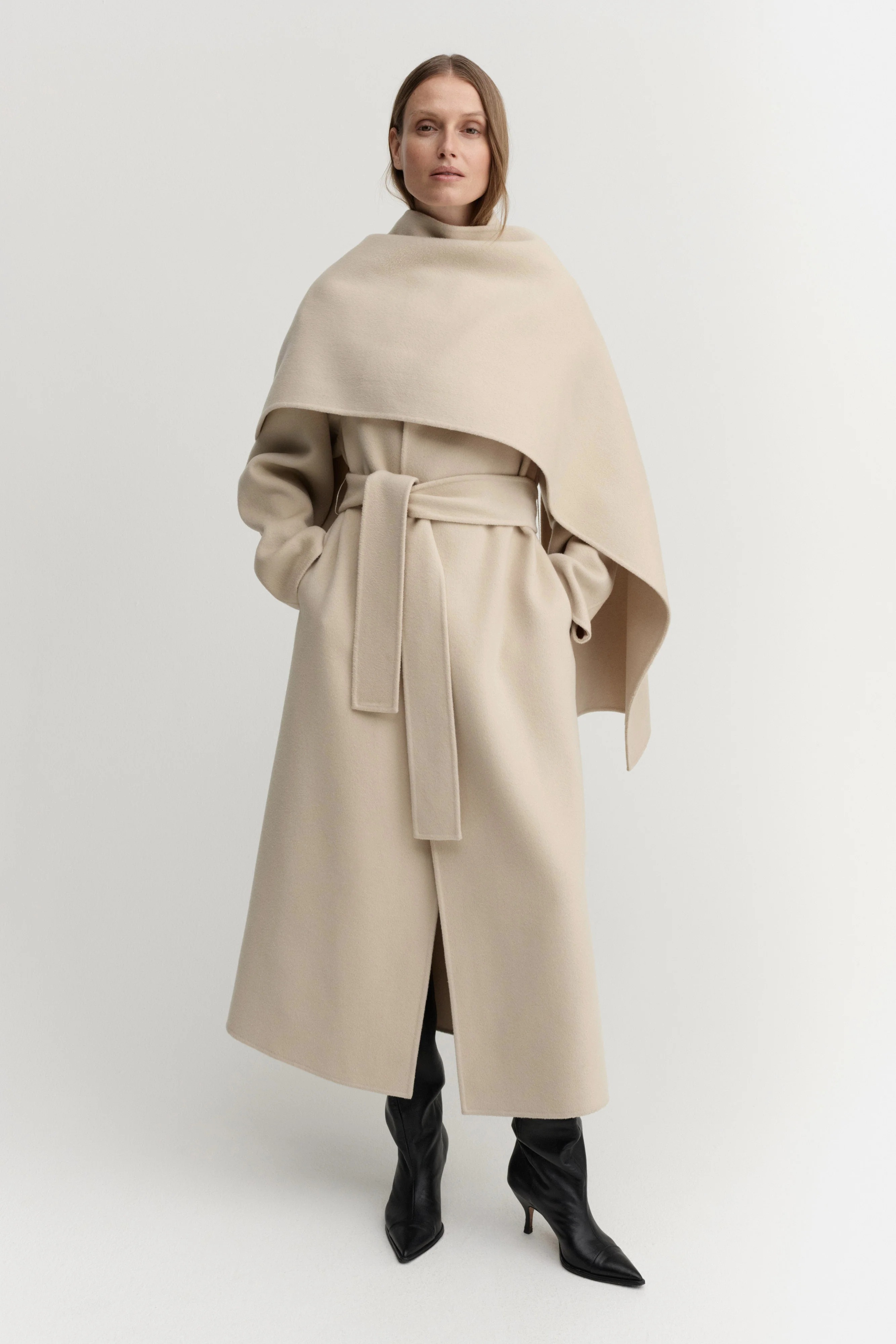 Mara Doublé Coat, Sand