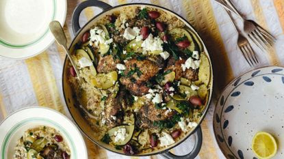 one pan greek lemon chicken
