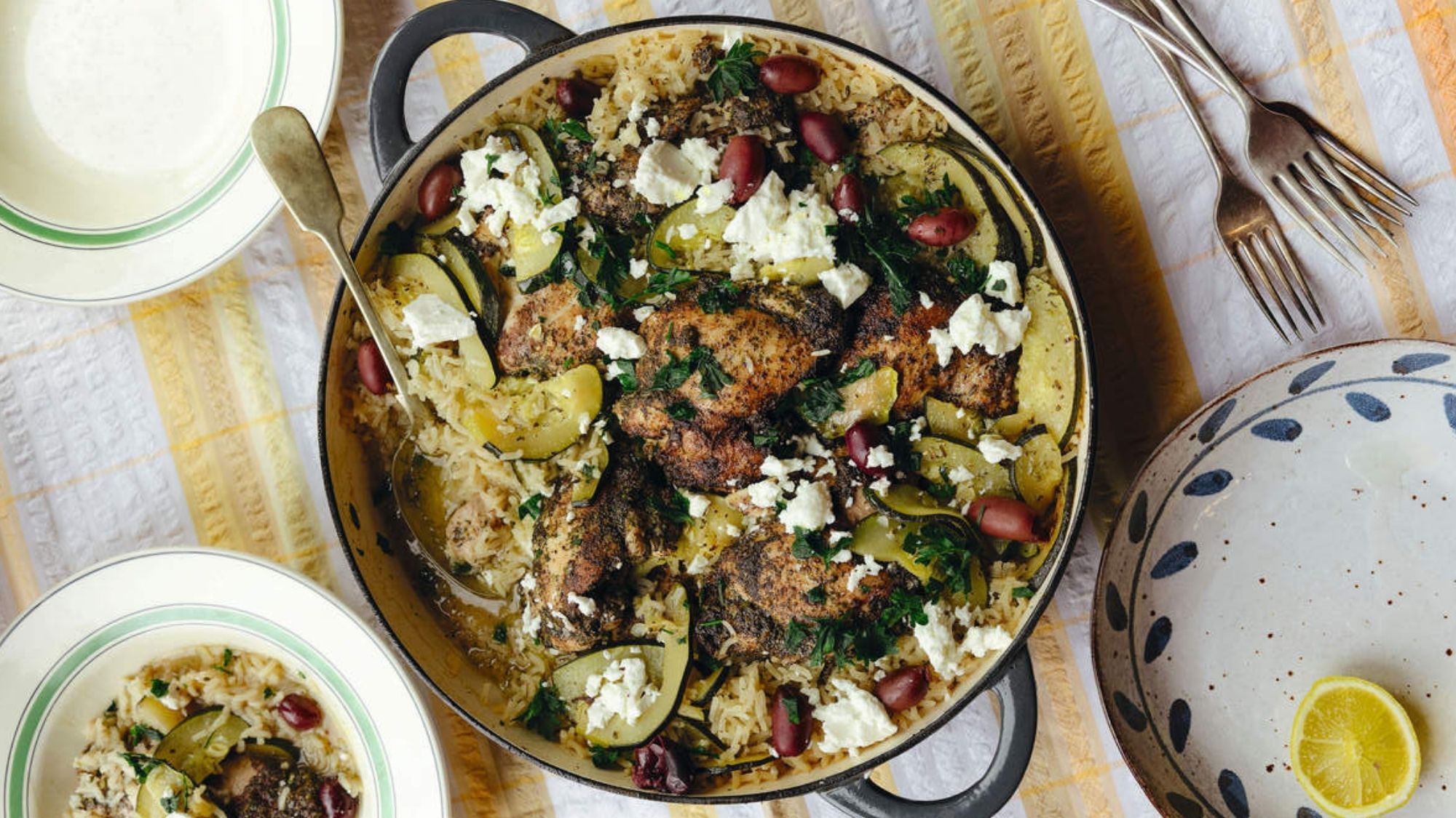 one pan greek lemon chicken